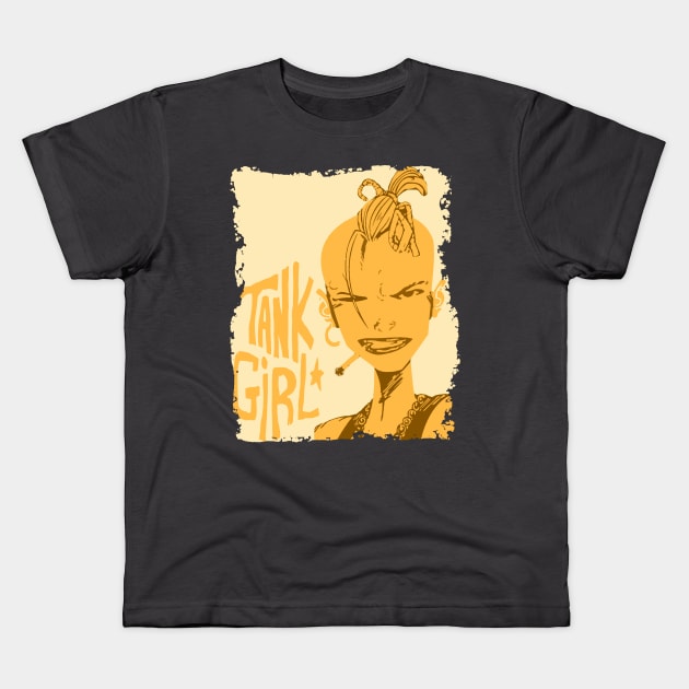 tank girl //vintage Kids T-Shirt by InstingGan